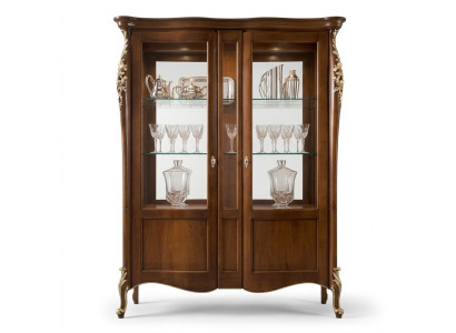 Italiaanse luxe houten meubels Klassieke stijl vitrine Woonkamer Nieuw