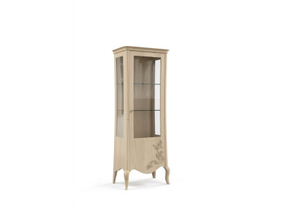 Italiaanse luxe meubel vitrine woonkamer glazen ontwerpkast nieuw.
