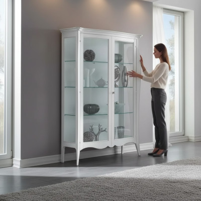 Vitrine Klassieke vitrines Woonkamer Woonkamerkasten Dressoir Nieuw
