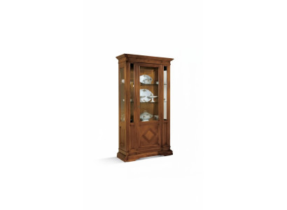 Woonkamer Luxe Vitrine Vitrinekast Hout Italiaanse Stijl Meubels