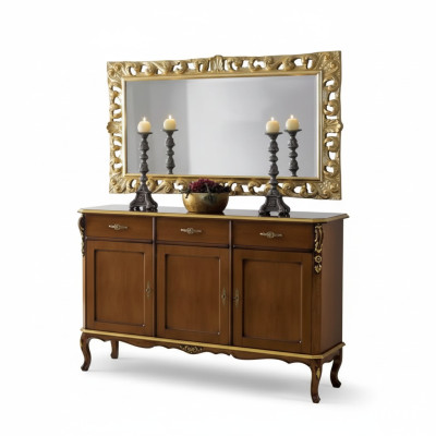 Dressoir hout Italiaanse stijl meubels luxueuze ladestoel stijl klassiek nieuw