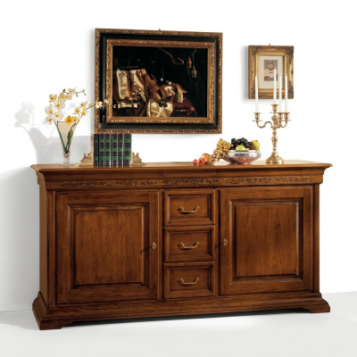 Klassieke stijl commode dressoir kast Italiaanse meubels bruin nieuw