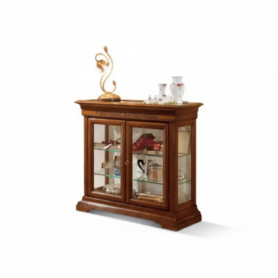 Vitrine Italiaanse luxe meubels Vitrinekast Glas Design Kasten
