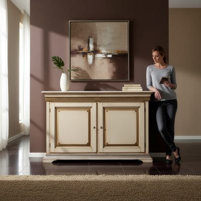 Sideboard Ladenkast Kast Ladenkasten Ontwerper Luxe Hout Klassiek