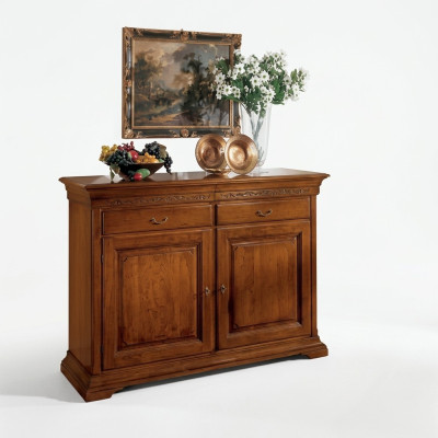 Italiaans stijl meubels dressoir bruin luxe ladekast hout woonkamer