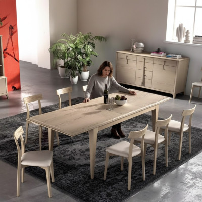 Eetkamerset Eettafel 6 x Stoelen Set Tafel Eetgroep 7-delig Tafel Eetkamer