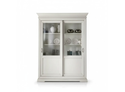 Vitrine Woonkamermeubels Hout Vitrines Glaskast Dressoir Wit Nieuw