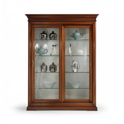 Klassieke kasten vitrines woonkamer meubels luxe kast vitrine glas