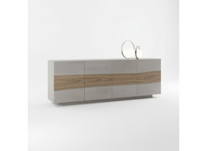 Ladekast kasten Hout Luxe dressoir Woonkamer meubels Kast Grijs