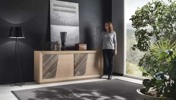 Dressoir Woonkamer Eetkamer Hout Luxe Ladenkast Meubels Bruin Nieuw