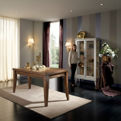 Vitrine Italiaanse luxe meubels Vitrines glazen designkast Wit Nieuw