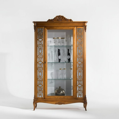 Vitrine Italiaanse luxe meubels vitrines dressoir glazen kast ontwerp