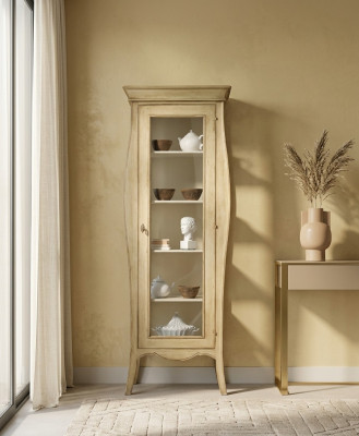 Dressoir Luxe vitrine Glazen kast Klassieke stijl Italiaanse meubels