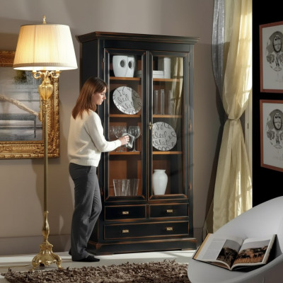 Vitrinekast Vitrine Glas Kasten Luxe Vitrinekast Meubels Glazen kast