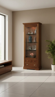 Ontwerp meubels Luxe houten vitrine stijl kast Italiaanse dressoir Nieuw