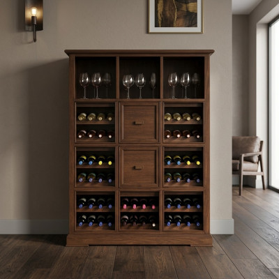 Huisbar Woonkamer Kast Barkast Vitrine Italiaanse Meubels Hout