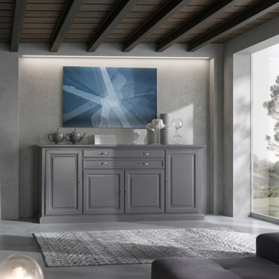 Ladenkast Kast Dressoir Klassiek Luxe Woonkamer Kast Hout