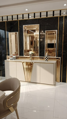 Luxe moderne commode met 3x spiegel exclusief ontwerp en hoge kwaliteit