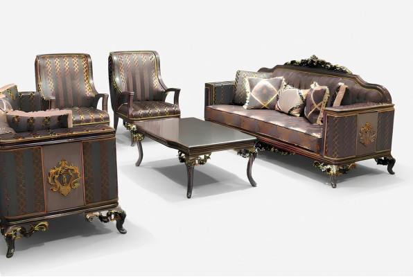 Luxe woonkamer bankstel set 3+3 zits Moderne bank Elegante woonkamer