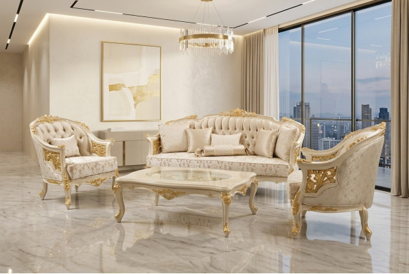 Premium woonkamerbank Luxe fauteuils moderne fauteuils bankstel Nieuw