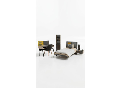 Volledige kinderkamerset, jeugdkamerset, modern set kindermeubels, luxe.