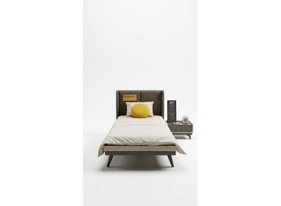 Stilove slaapkamerset ontwerp jeugdkamer meubels bed + nachtkastje