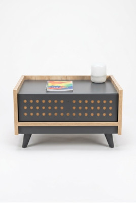 Luxe kindernachtkastje ontwerper meubels kinderkamer console tafels grijs