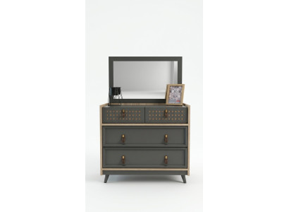 Exclusief design dressoir met spiegel Slaapkamer dressoir Design kast