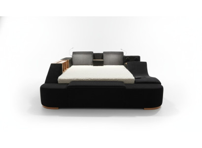 Kleurrijke slaapkamermeubels met kleurrijke meubels, bedden, bedden Zwart Modern Bed