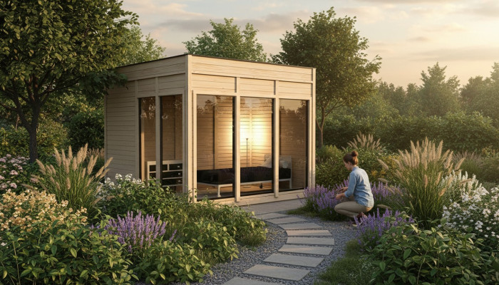 Campinghuis Houten huis Tuinhuisje Vakantiehuis Prefabhuis Camping