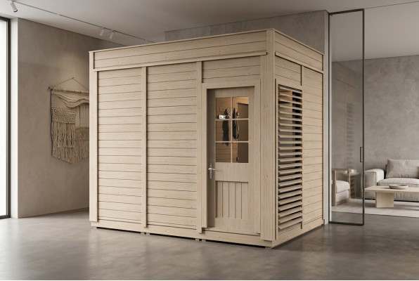Sauna Holz Woodpro Tuinhout Sauna Buitensauna's Droge sauna 345x245x318