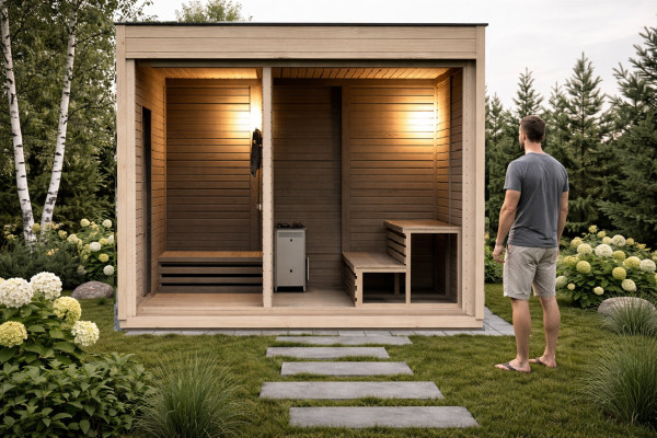 Sauna Houtdroogsauna Tuinsauna Buitensauna Buitensauna's Tuinsauna