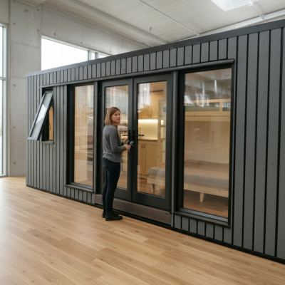 Campinghuis Tuinhuisje Houten huis Vakantiehuis Luxe 490cm Camping