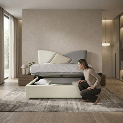 Bed Tweepersoonsbed Slaapkamer Meubels Bedden Italiaanse Stijl Inrichting