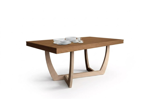 Uittrekbare eettafel Keukentafel Eettafels Tafel van hout Houten tafel Modern