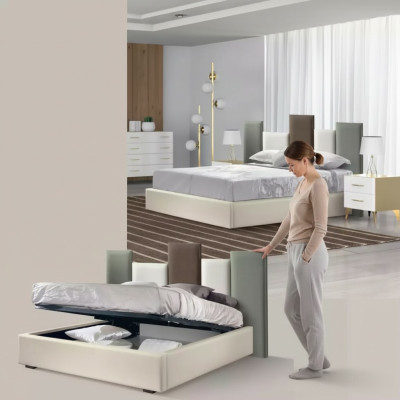 Bed Modern stijlvol luxe slaapkamer bedden Italiaanse meubels 180x200