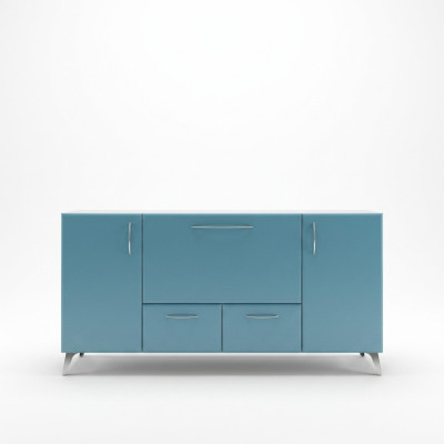 Babyblauw dressoir luxe woonkamer wandkasten meubels commodes