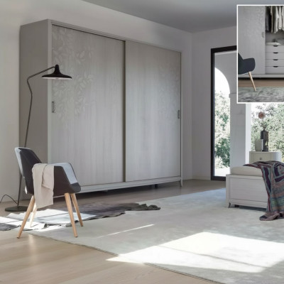 Slaapkamer kledingkast Materiaal Hout Kast Grijs Modern Nieuw