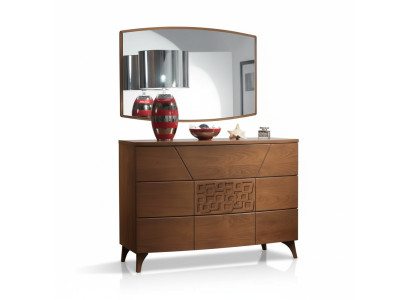 Slaapkamer set commode spiegel luxe compleet modern commodes 2-delig.