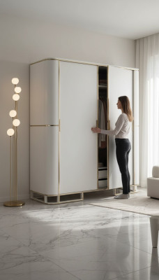 Slaapkamer kledingkast Materiaal Hout Kast Modern Nieuw Luxe