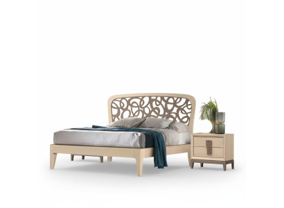 Slaapkamer set Bed 2x Nachtkastjes Design Meubels nieuw 3-delig Modern Hout