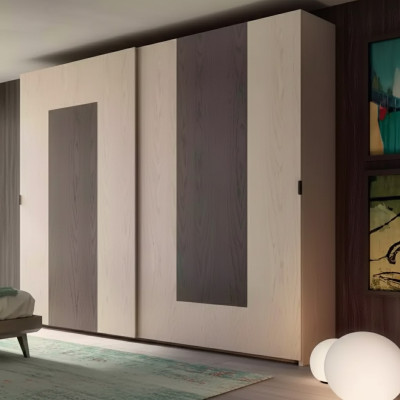 Kledingkast bruin Slaapkamer Materiaal Hout Kast Houten Kast
