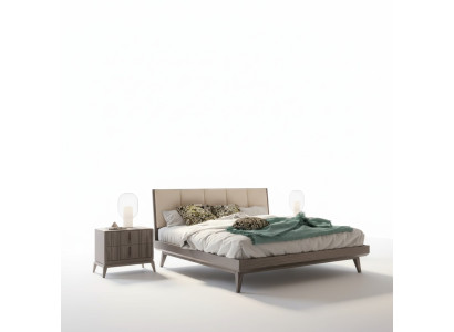 Slaapkamerset Bed 2x Nachtkastjes Design Luxe nieuw 3-delig Modern Bedden