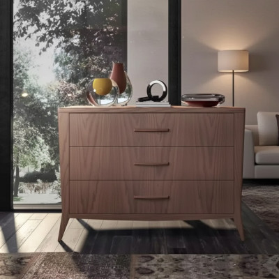 Ladenkast Woonkamer Houten Meubels Italië Dressoir Ladenkasten Bruin Kast