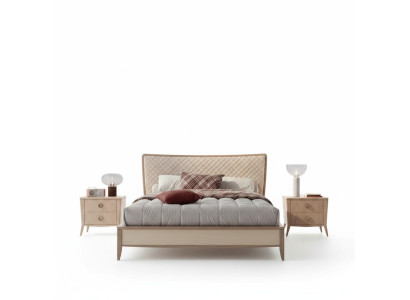 Slaapkamerset Bed 2x Nachtkastjes Design Luxe nieuw 3-delig Modern Hout
