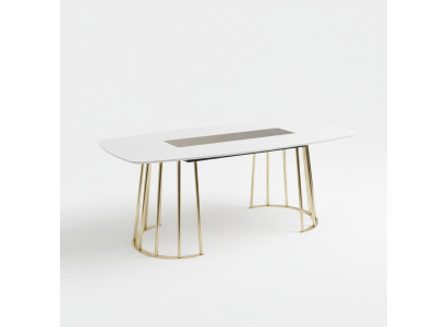 Eettafel Luxe houten keukentafel Eettafel nieuw Stijl Modern wit