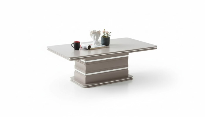 Salontafel nieuw Woonkamertafel Bijzettafel Banktafel beige Hout
