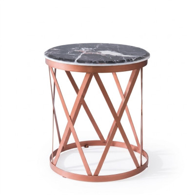 Woonkamer bijzettafel luxueus luxe meubel tafel bruin design nieuw