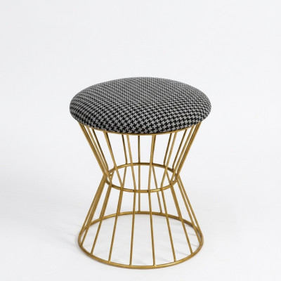 Poef Voetenbank Kubus Luxe Meubels Ontwerp Stijl Lounge Club Stof
