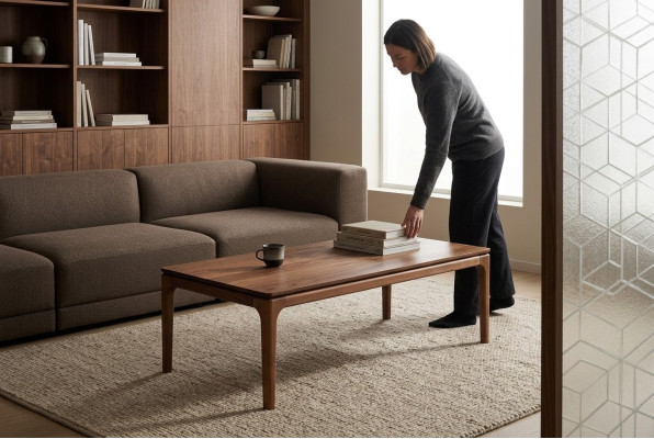 Salontafel Woonkamer Meubels Tafel Luxe Materiaal Hout Modern Ontwerp
